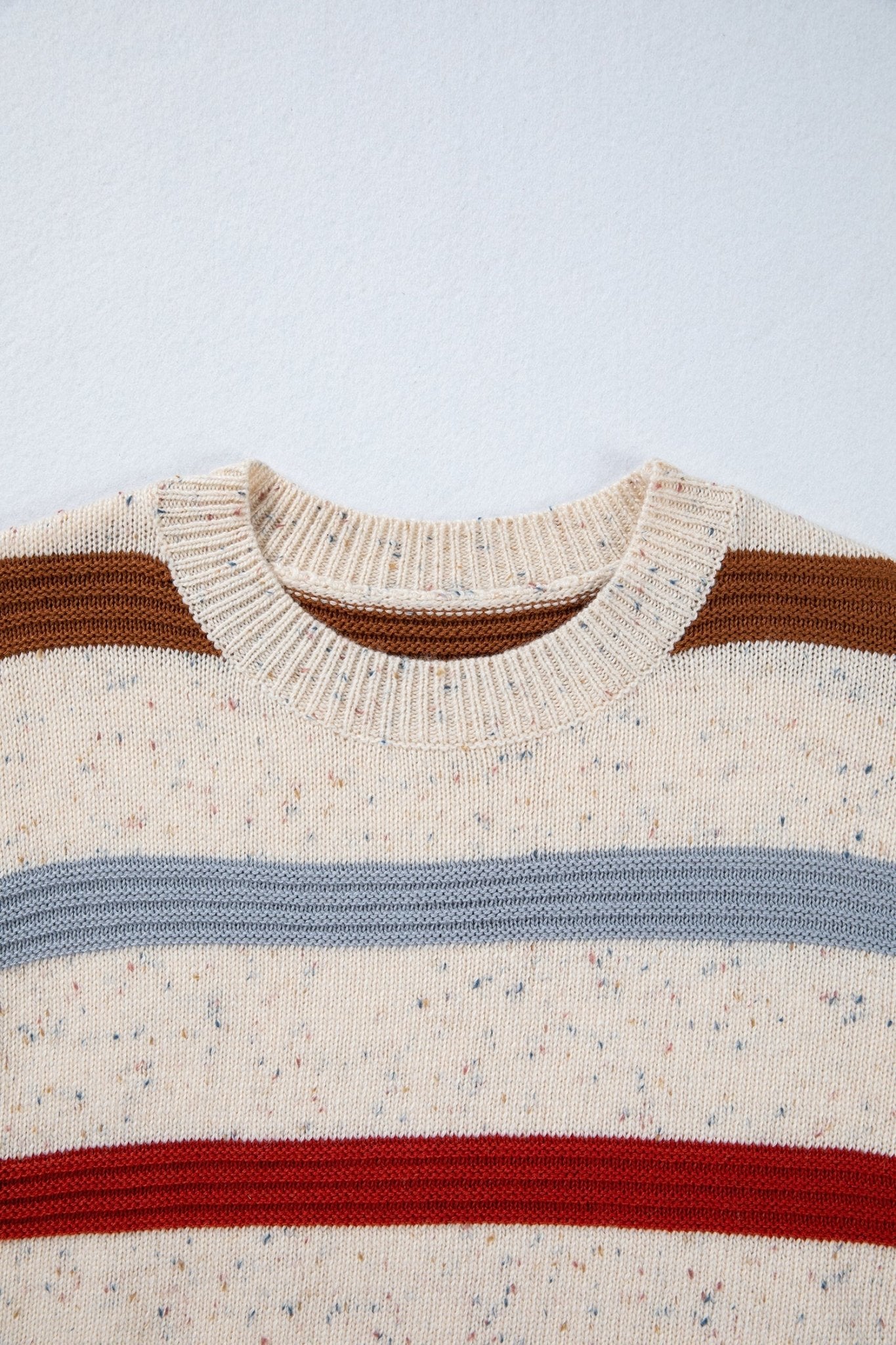 Vivienne Shoulder Heathered Knit Sweater - Hello Beautiful BoutiqueSweatersThreaded Pear