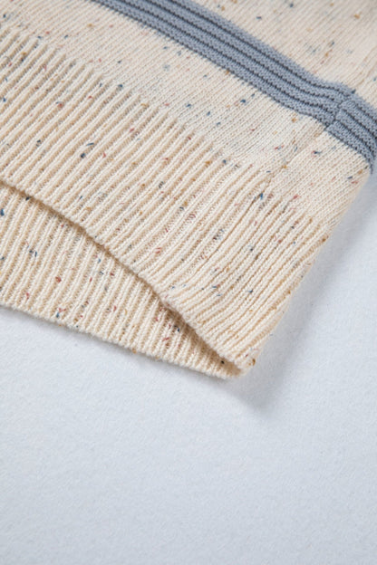 Vivienne Shoulder Heathered Knit Sweater - Hello Beautiful BoutiqueSweatersThreaded Pear