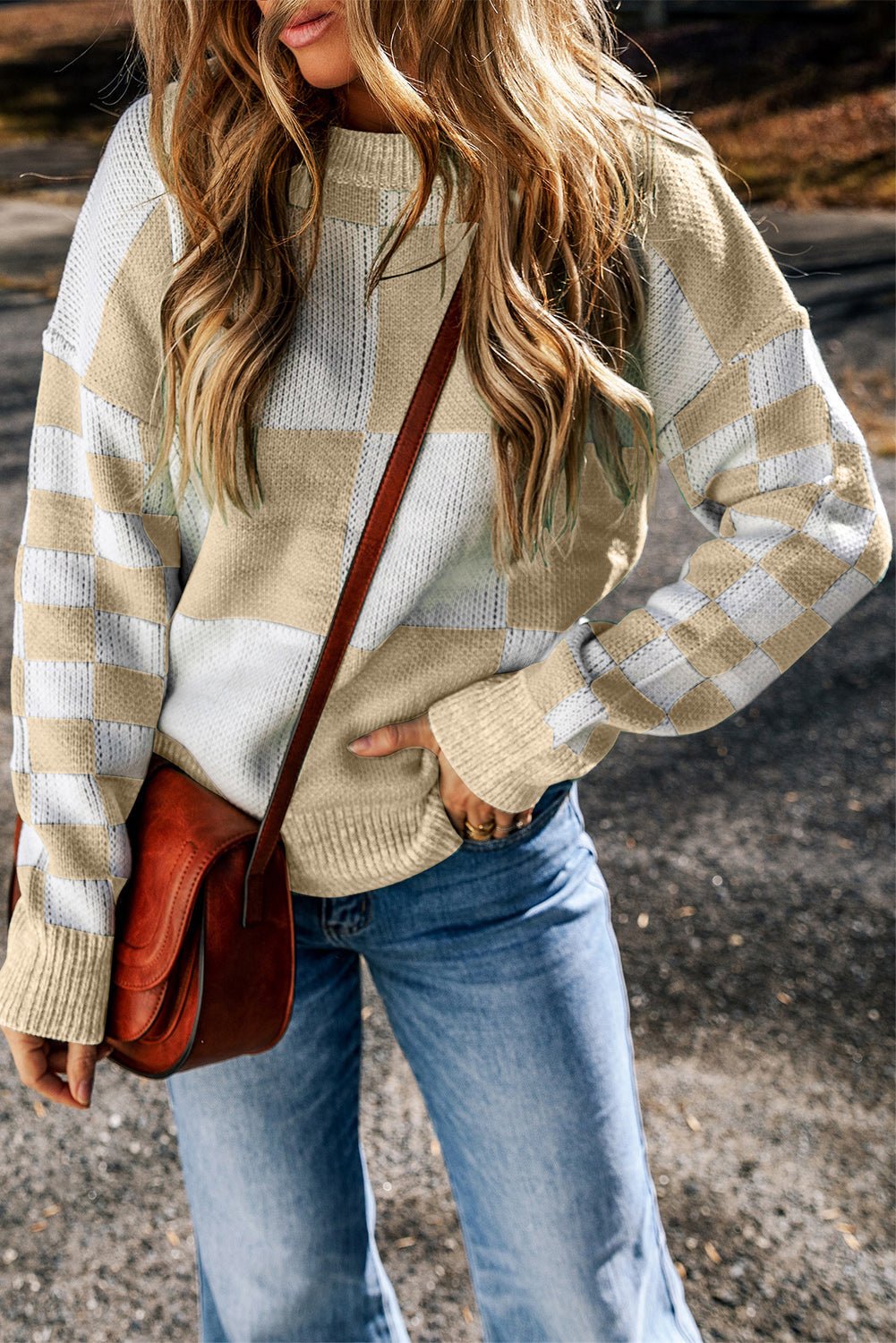 Vivifira Print Drop Shoulder Sweater - Hello Beautiful BoutiqueSweatersThreaded Pear