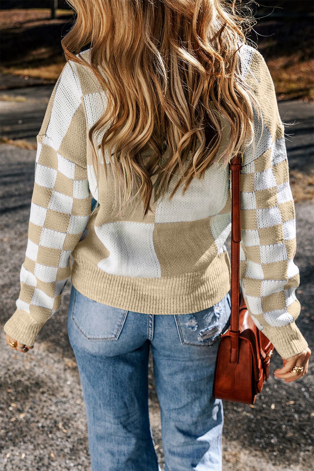 Vivifira Print Drop Shoulder Sweater - Hello Beautiful BoutiqueSweatersThreaded Pear