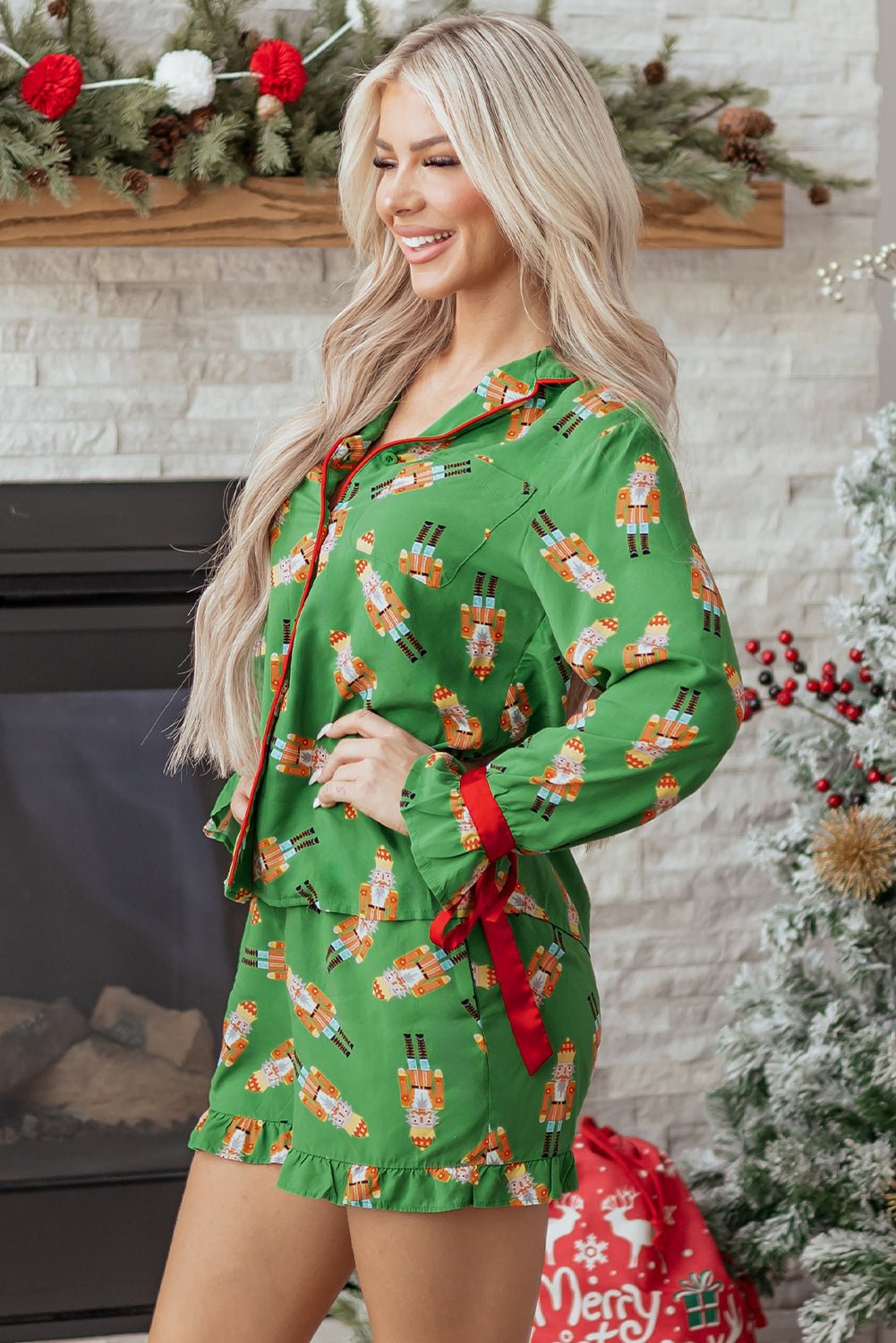 Vivisha Silky 2pcs Pajama Set - Hello Beautiful BoutiqueSleepwearThreaded Pear
