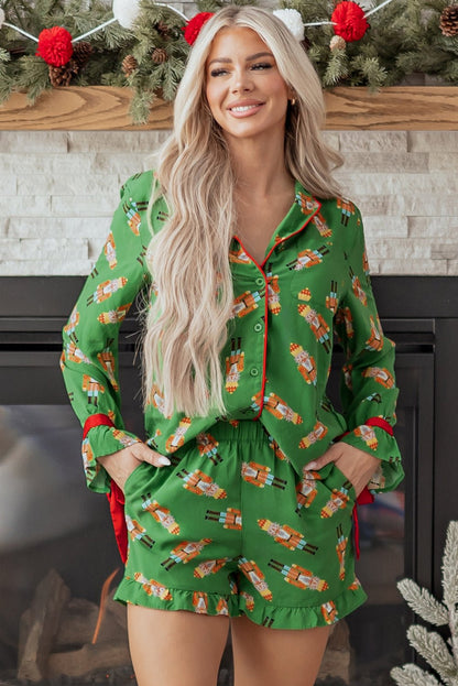 Vivisha Silky 2pcs Pajama Set - Hello Beautiful BoutiqueSleepwearThreaded Pear