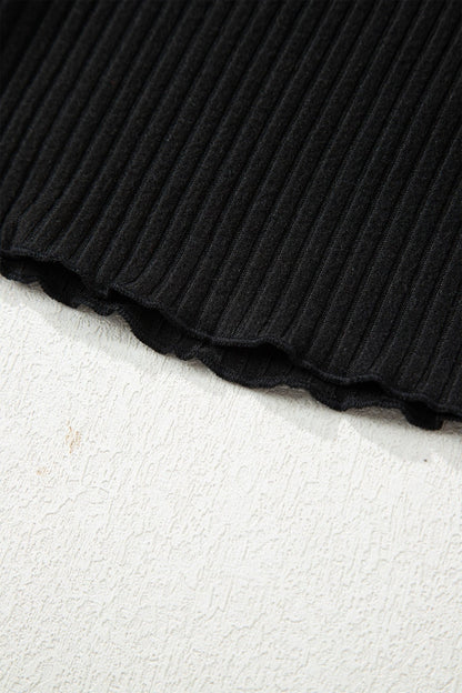 Waverly Sleeve Ribbed top Long Sleeve Top - Hello Beautiful BoutiqueLong Sleeve TopsThreaded Pear