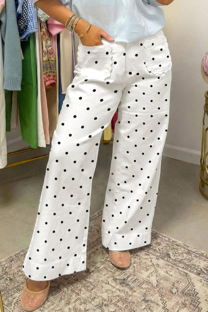 Whitley Patch Cotton Shift Pants - Hello Beautiful BoutiquePants & CulotteThreaded Pear