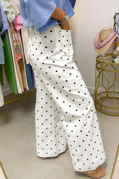 Whitley Patch Cotton Shift Pants - Hello Beautiful BoutiquePants & CulotteThreaded Pear