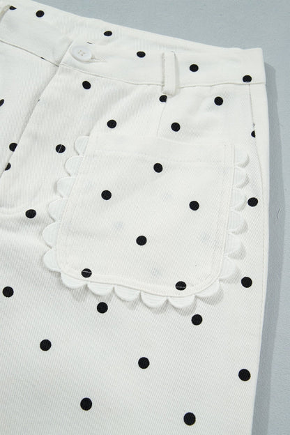 Whitley Patch Cotton Shift Pants - Hello Beautiful BoutiquePants & CulotteThreaded Pear