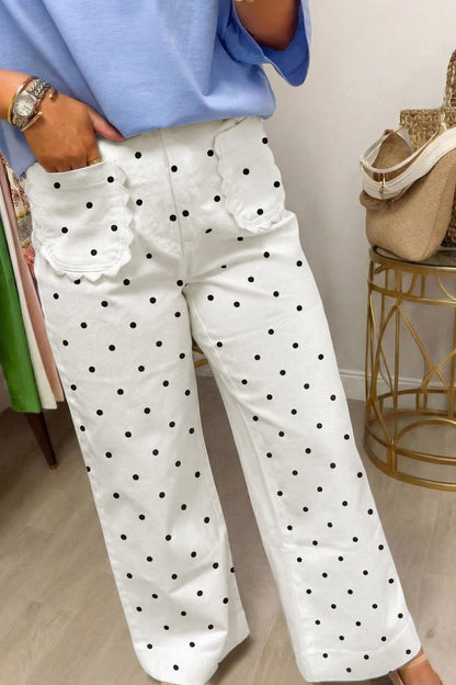 Whitley Patch Cotton Shift Pants - Hello Beautiful BoutiquePants & CulotteThreaded Pear