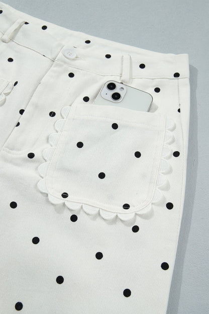 Whitley Patch Cotton Shift Pants - Hello Beautiful BoutiquePants & CulotteThreaded Pear