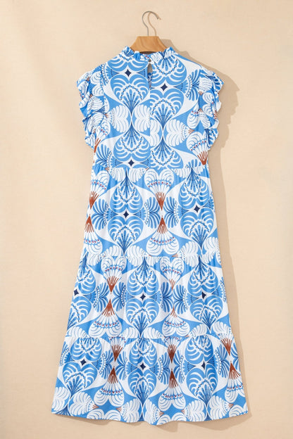 Whitley Sleeve Vacation Long Dress - Hello Beautiful BoutiqueMaxi DressesThreaded Pear