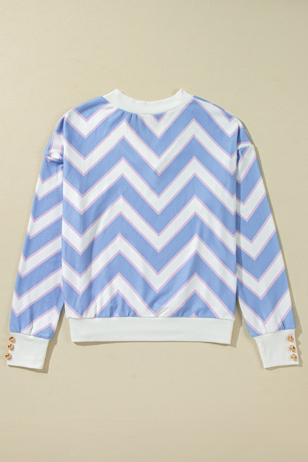 Whitney Striped Print Oversized Top - Hello Beautiful BoutiqueTops/Blouses & ShirtsThreaded Pear