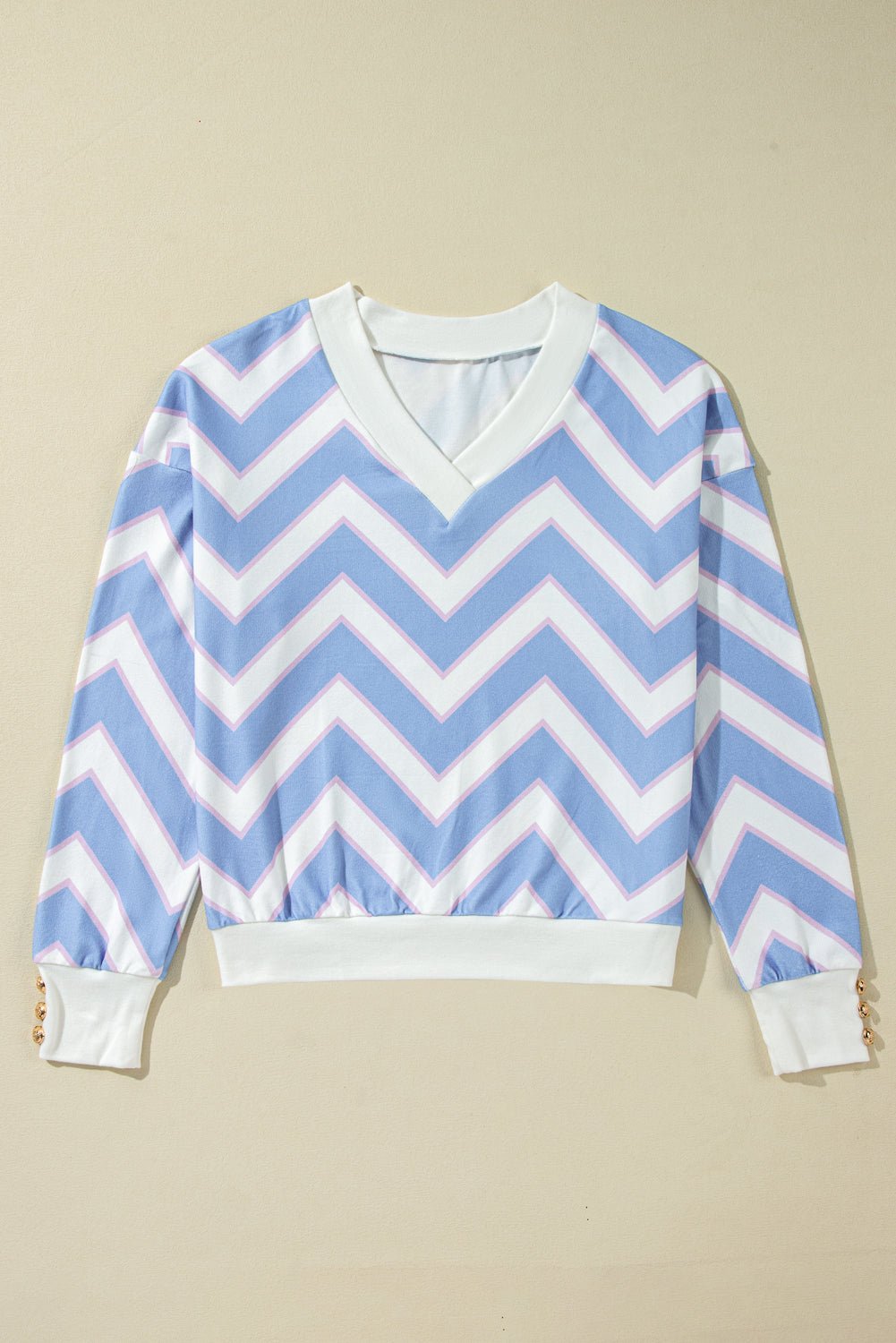 Whitney Striped Print Oversized Top - Hello Beautiful BoutiqueTops/Blouses & ShirtsThreaded Pear