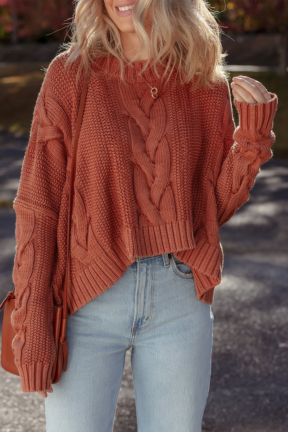 Willaira Slouchy Textured Knit Sweater - Hello Beautiful BoutiqueSweatersThreaded Pear
