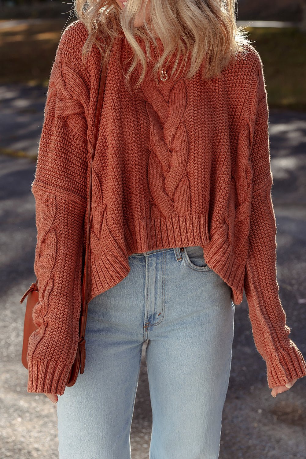 Willaira Slouchy Textured Knit Sweater - Hello Beautiful BoutiqueSweatersThreaded Pear