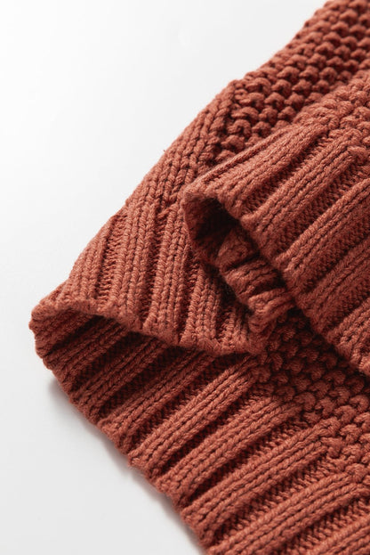 Willaira Slouchy Textured Knit Sweater - Hello Beautiful BoutiqueSweatersThreaded Pear