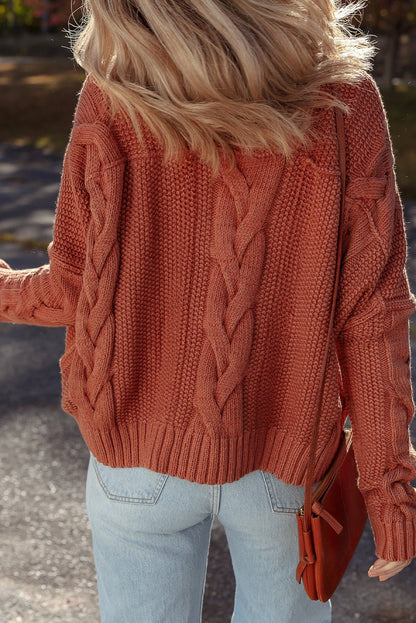 Willaira Slouchy Textured Knit Sweater - Hello Beautiful BoutiqueSweatersThreaded Pear