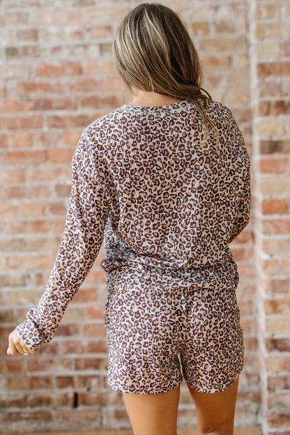 Willow Ribbed Long Sleeve Lounge Set - Hello Beautiful BoutiqueShort SetsThreaded Pear