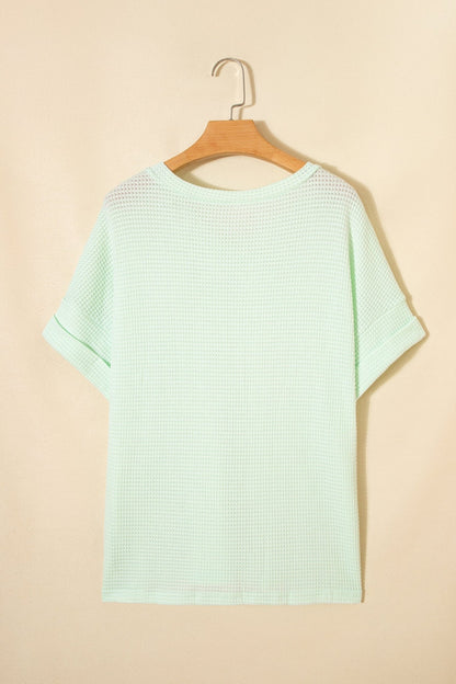 Willow Short Sleeve Knit Top - Hello Beautiful BoutiqueTops & TeesThreaded Pear