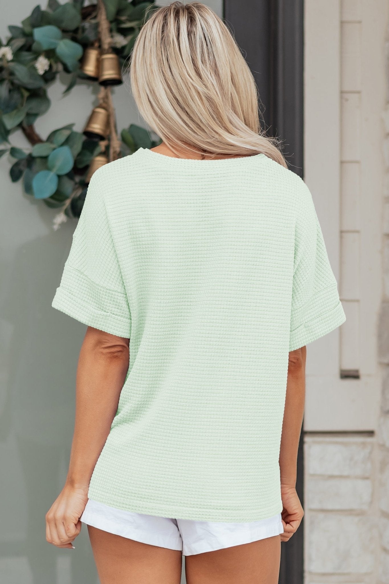 Willow Short Sleeve Knit Top - Hello Beautiful BoutiqueTops & TeesThreaded Pear