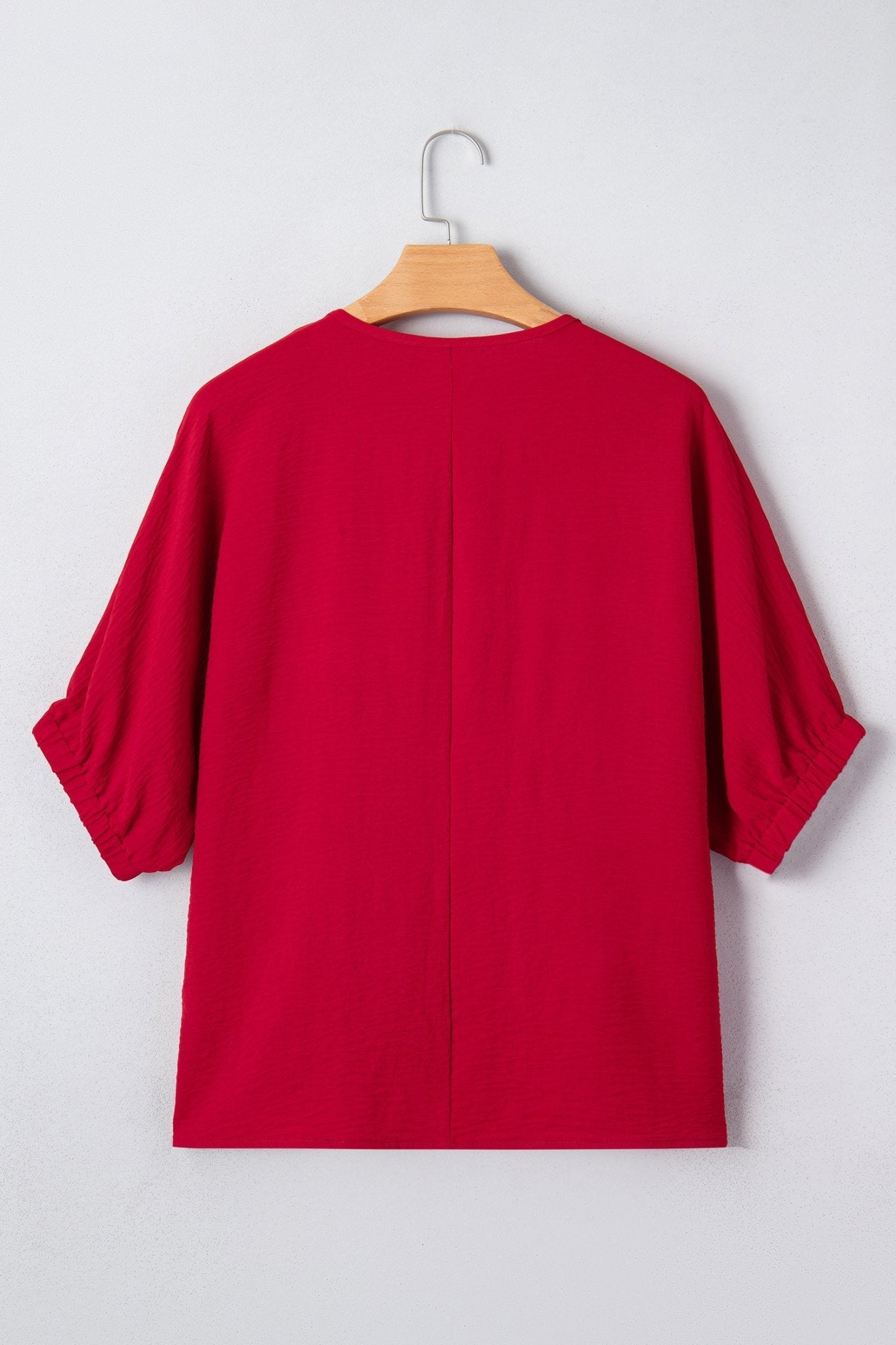 Willow Trim Half Sleeve Blouse - Hello Beautiful BoutiqueBlouses & ShirtsThreaded Pear