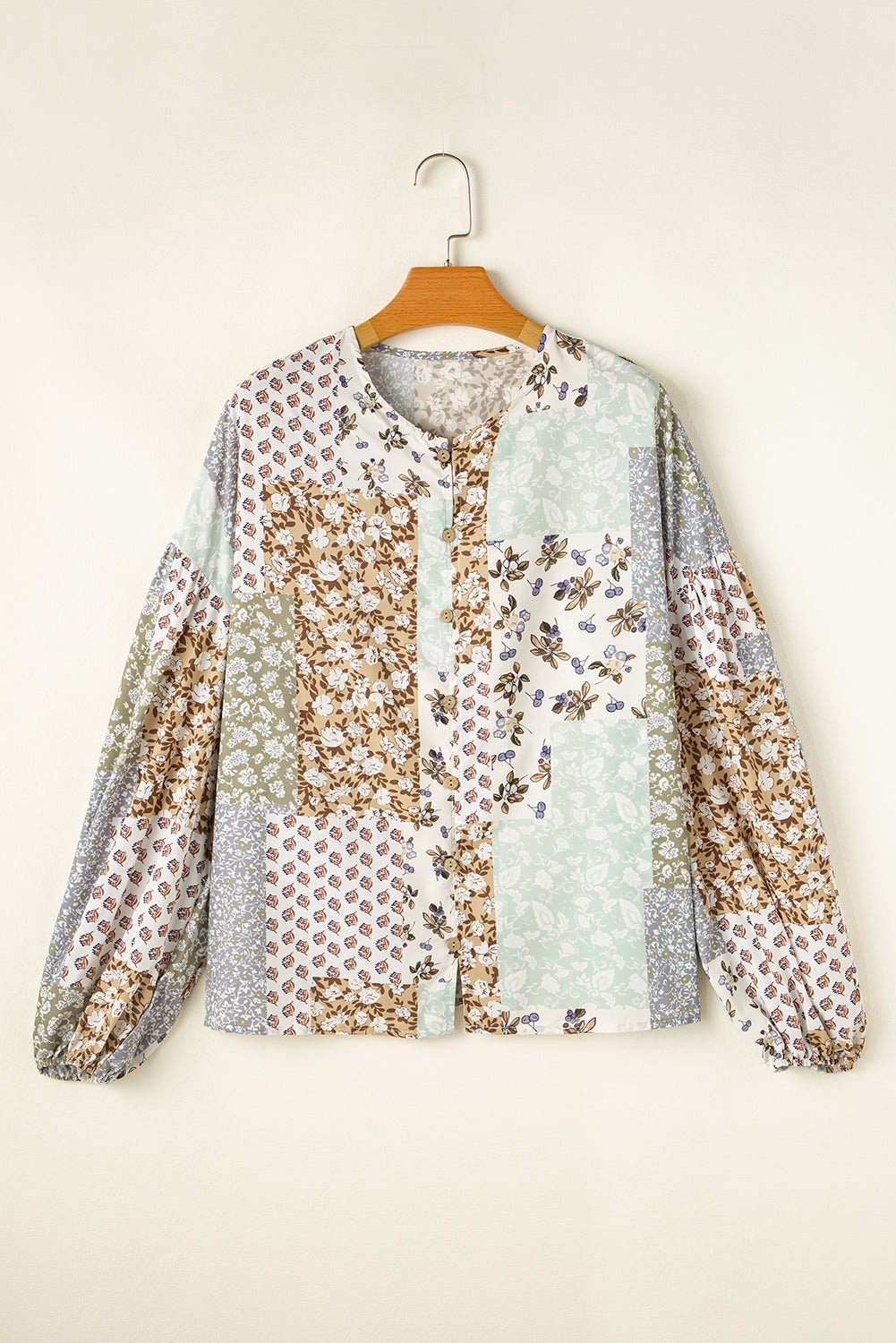 Winnie Long Puff Sleeve Shirt - Hello Beautiful BoutiqueBlouses & ShirtsThreaded Pear