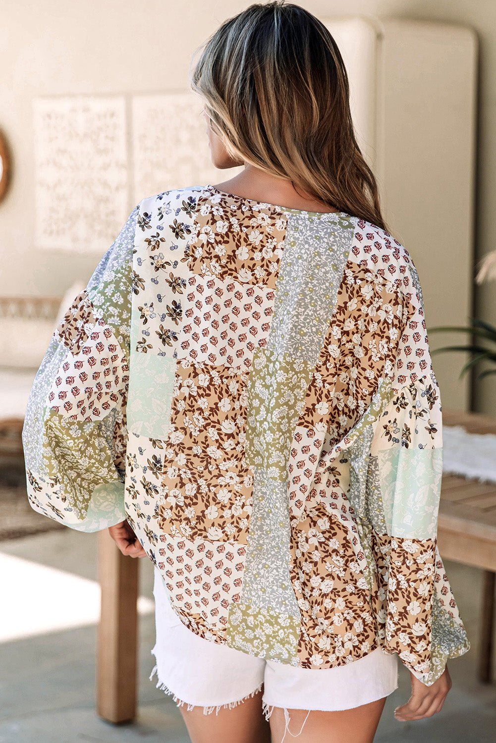 Winnie Long Puff Sleeve Shirt - Hello Beautiful BoutiqueBlouses & ShirtsThreaded Pear