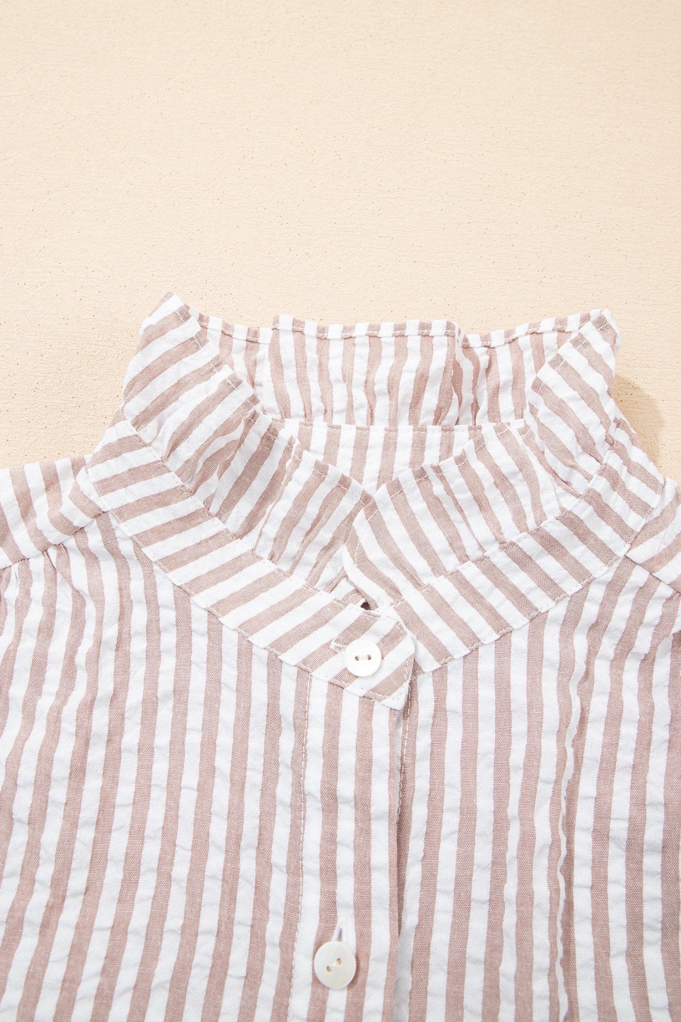 Winona Collar Half Sleeve Shirt - Hello Beautiful BoutiqueMaxi DressesThreaded Pear