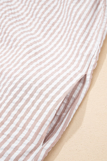 Winona Collar Half Sleeve Shirt - Hello Beautiful BoutiqueMaxi DressesThreaded Pear