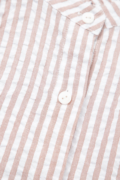 Winona Collar Half Sleeve Shirt - Hello Beautiful BoutiqueMaxi DressesThreaded Pear