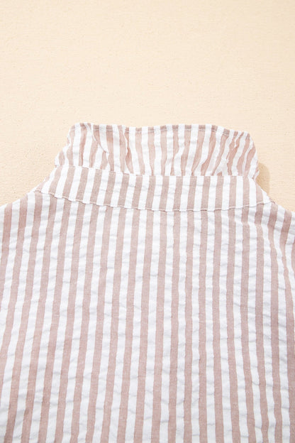 Winona Collar Half Sleeve Shirt - Hello Beautiful BoutiqueMaxi DressesThreaded Pear