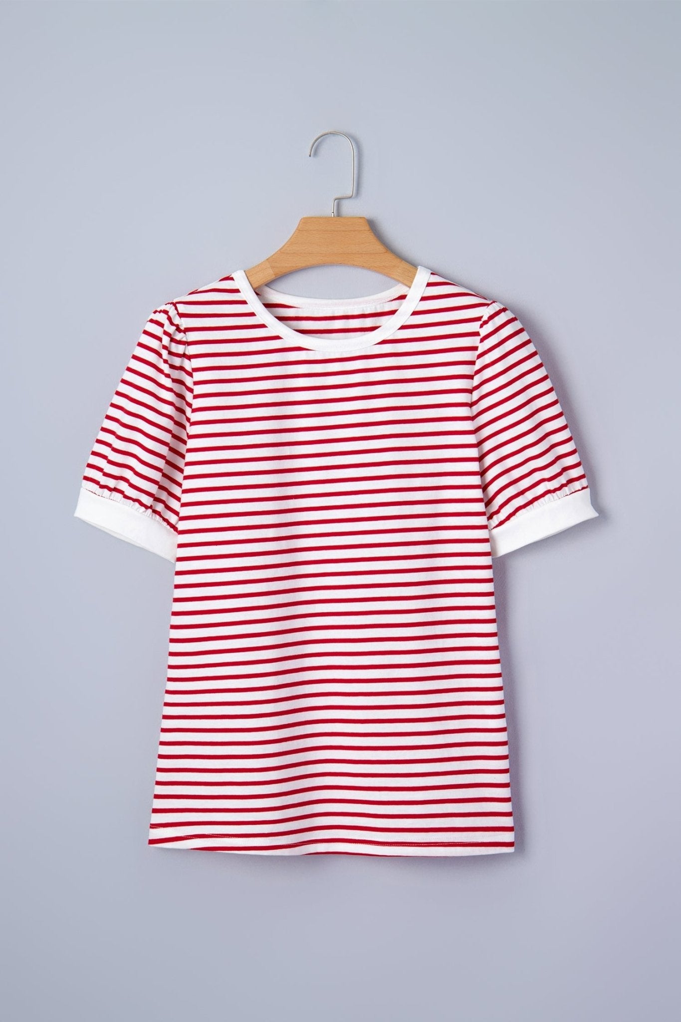 Winona Puff Sleeve T Shirt - Hello Beautiful BoutiqueTops & TeesThreaded Pear