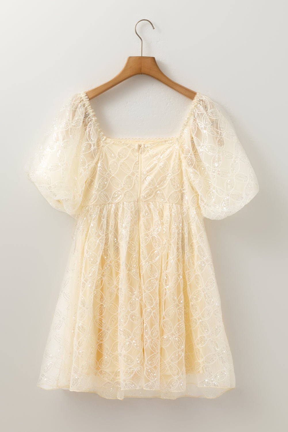 Winter Bubble Sleeve Square Dress - Hello Beautiful BoutiqueMini DressesThreaded Pear