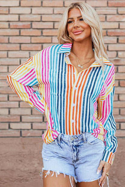 Winter Drop Shoulder Loose Shirt - Hello Beautiful BoutiqueBlouses & ShirtsThreaded Pear