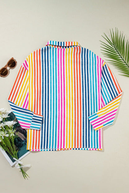 Winter Drop Shoulder Loose Shirt - Hello Beautiful BoutiqueBlouses & ShirtsThreaded Pear