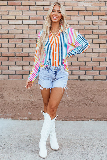 Winter Drop Shoulder Loose Shirt - Hello Beautiful BoutiqueBlouses & ShirtsThreaded Pear
