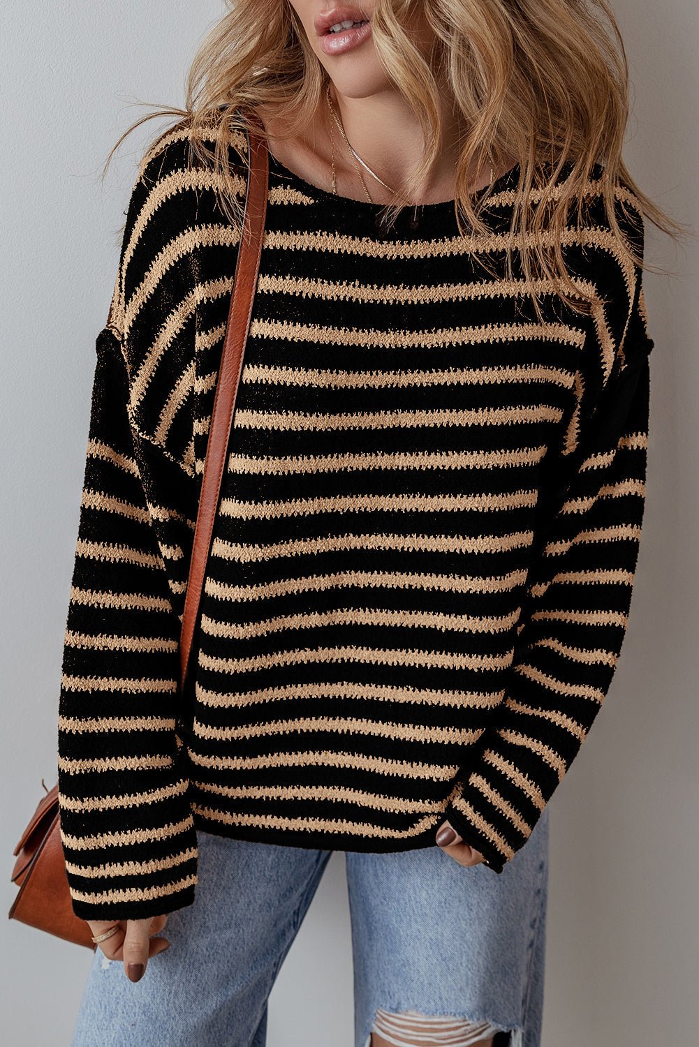 Wren Drop Shoulder Loose Sweater - Hello Beautiful Boutique20% OFFThreaded Pear