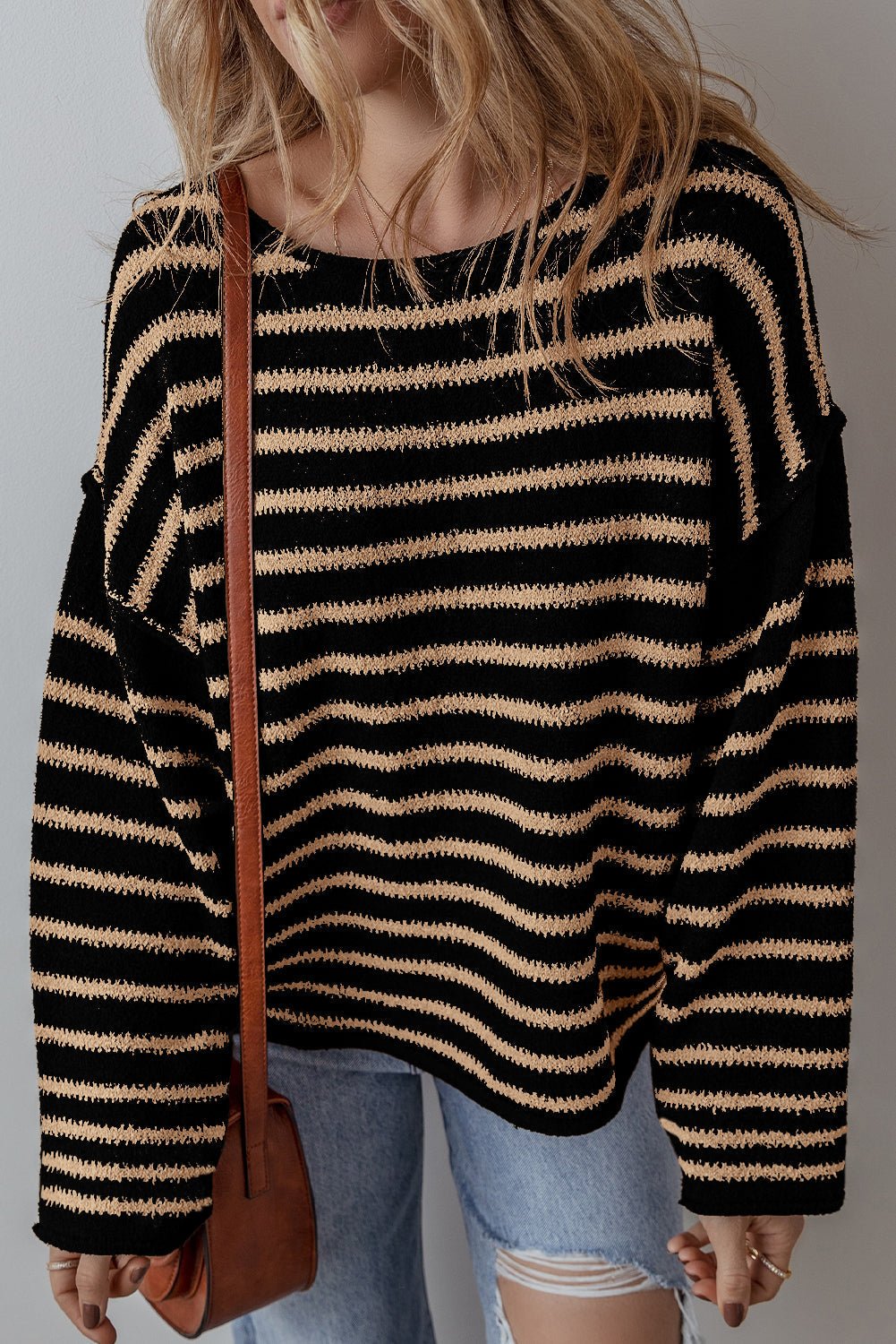 Wren Drop Shoulder Loose Sweater - Hello Beautiful Boutique20% OFFThreaded Pear