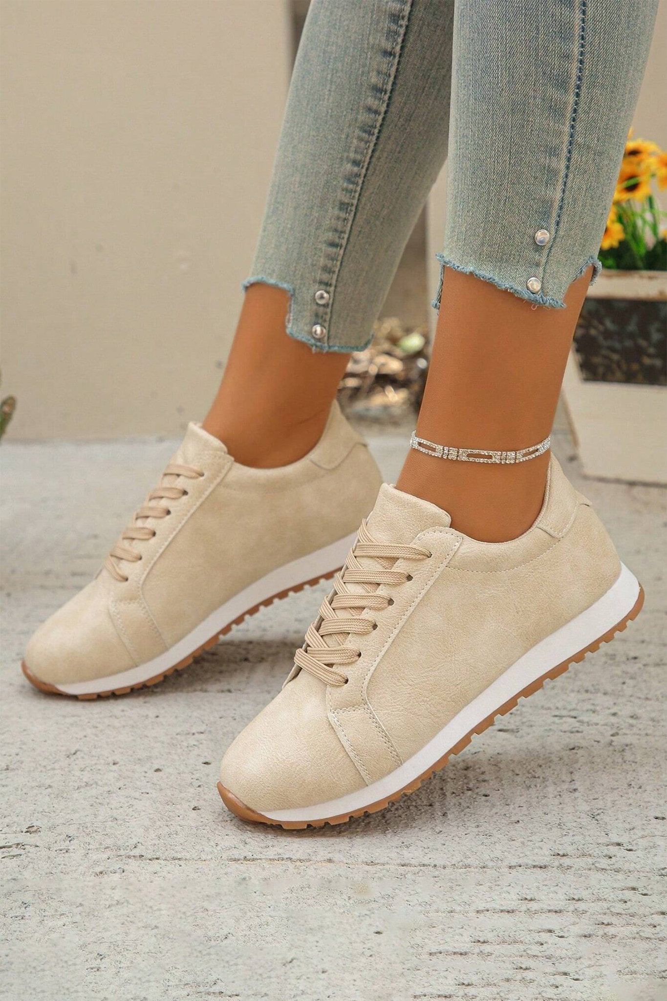 Wren Suede Lace Up Sneakers - Hello Beautiful BoutiqueWomens ShoesThreaded Pear
