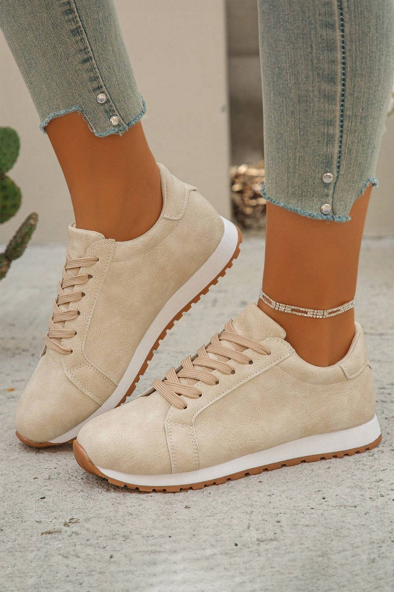 Wren Suede Lace Up Sneakers - Hello Beautiful BoutiqueWomens ShoesThreaded Pear