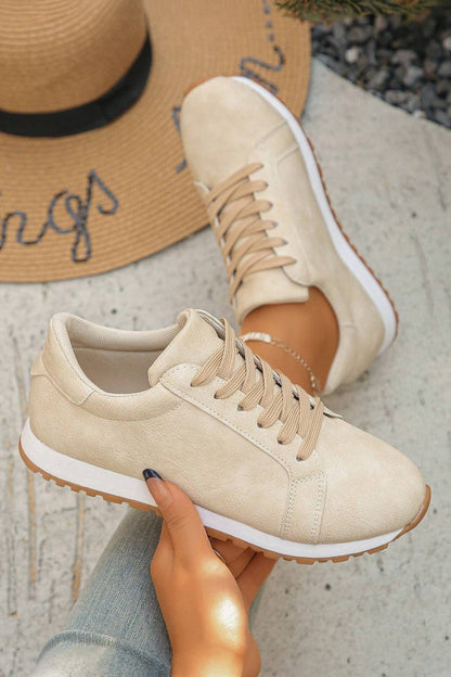 Wren Suede Lace Up Sneakers - Hello Beautiful BoutiqueWomens ShoesThreaded Pear