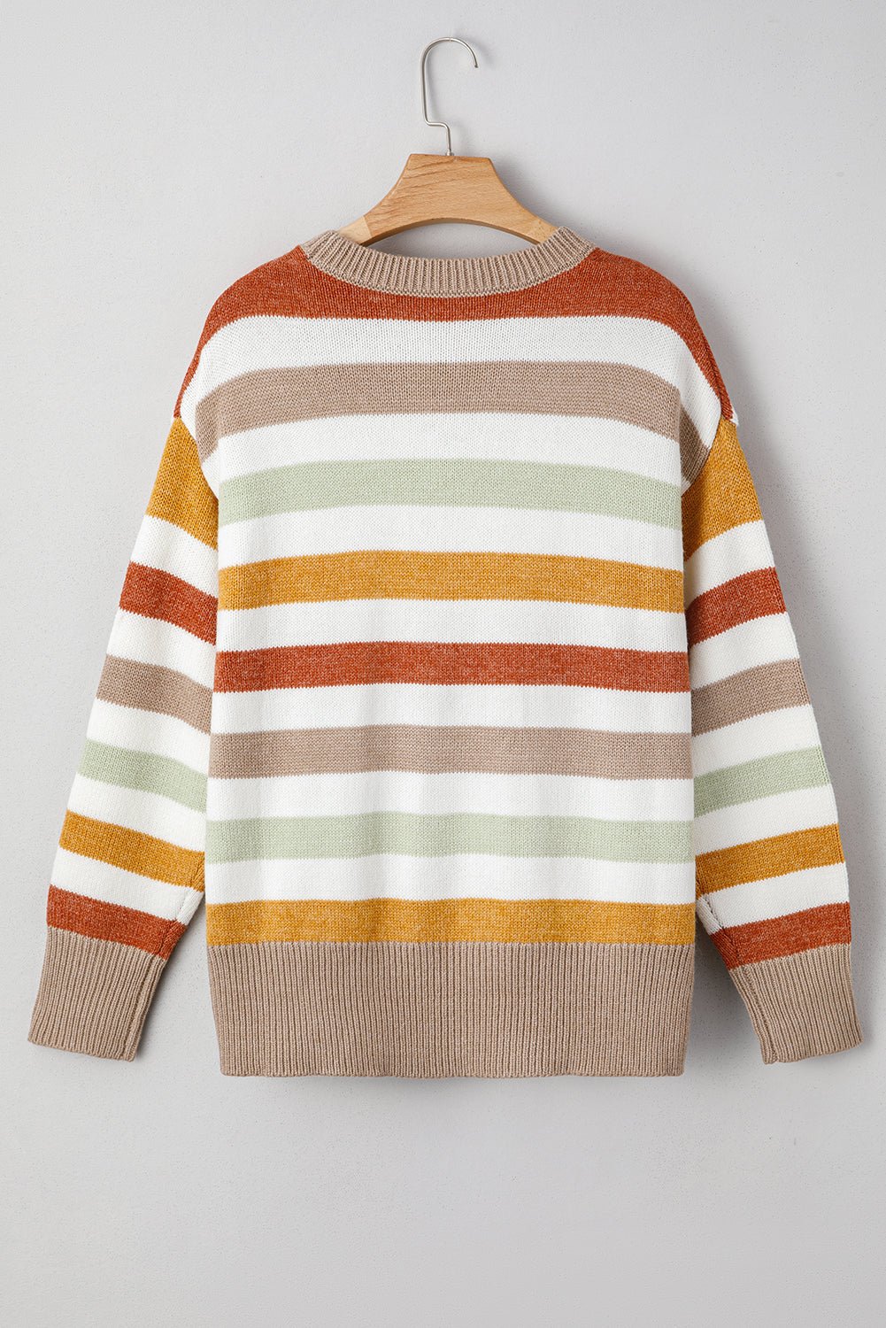 Wrenleigh Colorblock Drop Shoulder PLUS Sweater - Hello Beautiful BoutiquePlus Size Sweaters & CardigansThreaded Pear