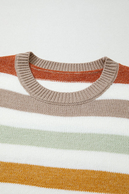 Wrenleigh Colorblock Drop Shoulder PLUS Sweater - Hello Beautiful BoutiquePlus Size Sweaters & CardigansThreaded Pear