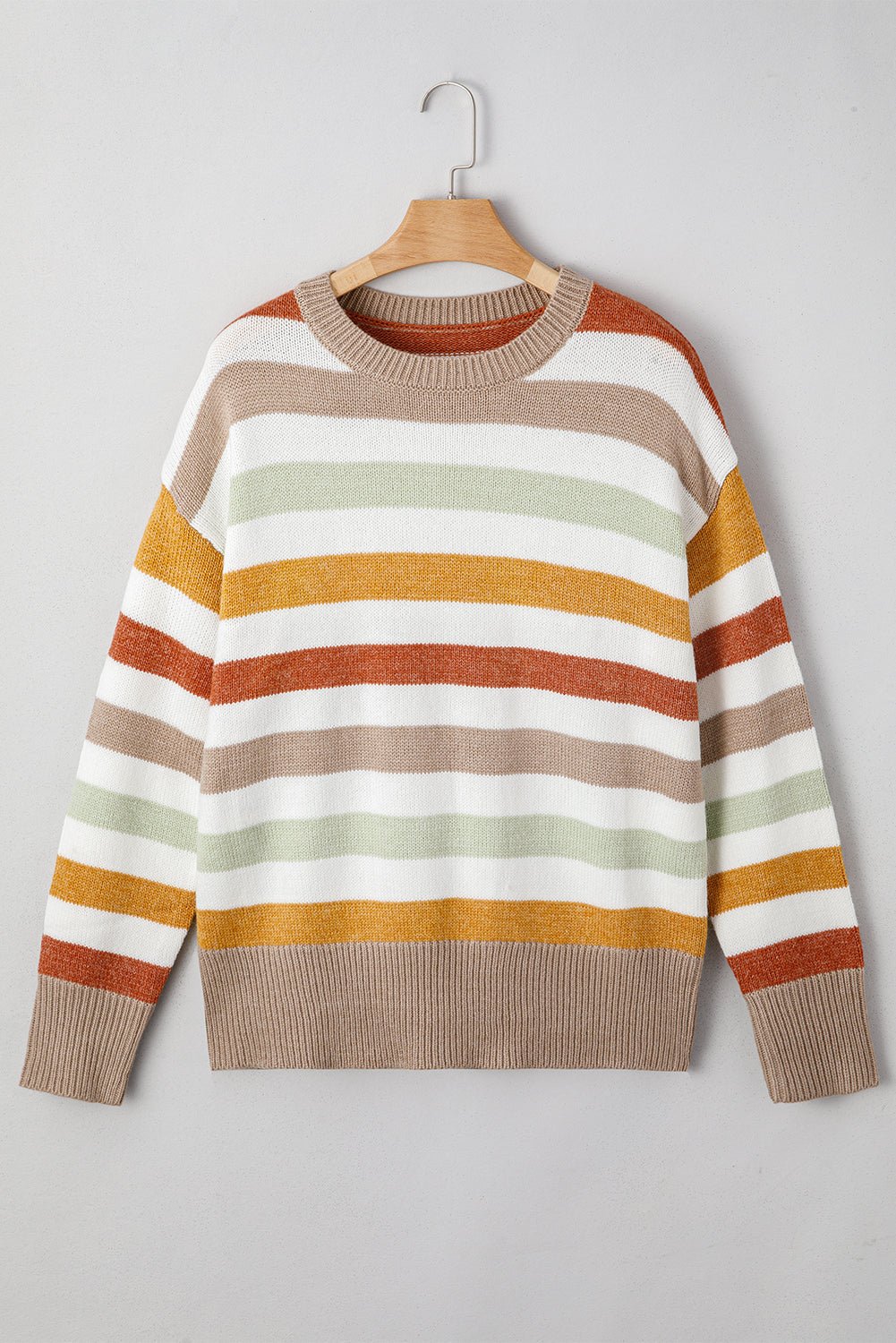 Wrenleigh Colorblock Drop Shoulder PLUS Sweater - Hello Beautiful BoutiquePlus Size Sweaters & CardigansThreaded Pear