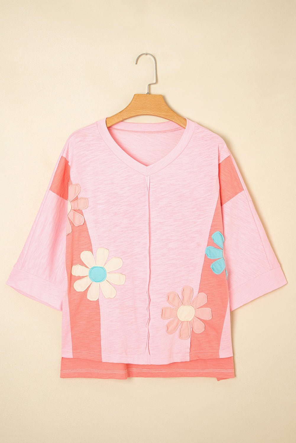 Wrenleigh Sleeve Oversized T Shirt - Hello Beautiful BoutiqueLong Sleeve TopsThreaded Pear