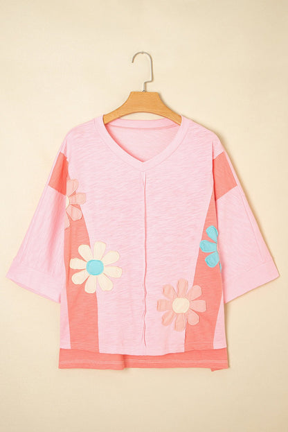 Wrenleigh Sleeve Oversized T Shirt - Hello Beautiful BoutiqueLong Sleeve TopsThreaded Pear