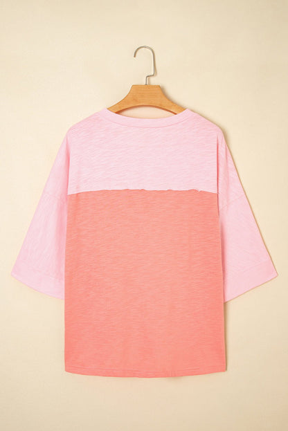 Wrenleigh Sleeve Oversized T Shirt - Hello Beautiful BoutiqueLong Sleeve TopsThreaded Pear