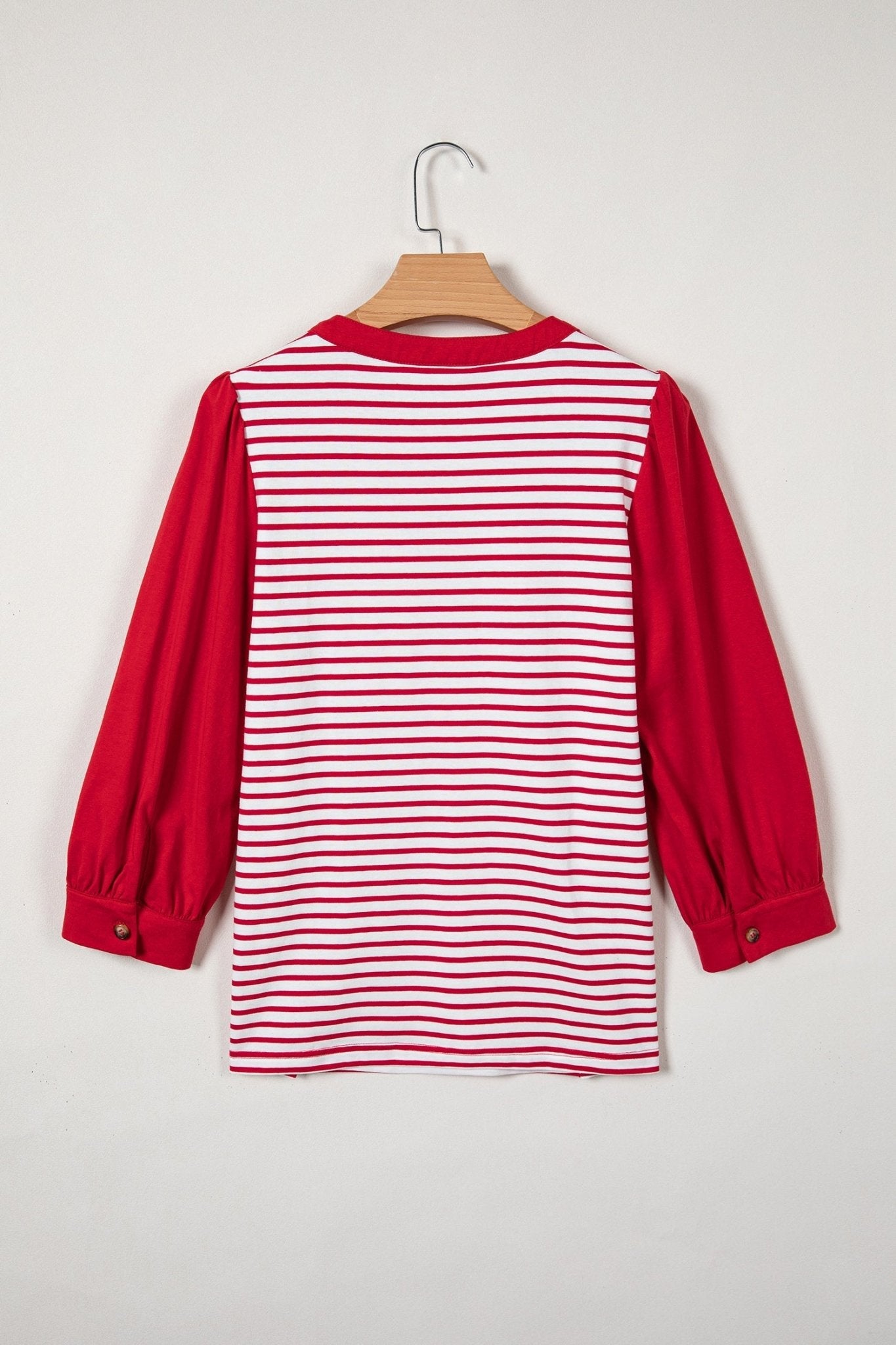 Wrenley 4 Sleeve Patchwork Top - Hello Beautiful BoutiqueLong Sleeve TopsThreaded Pear