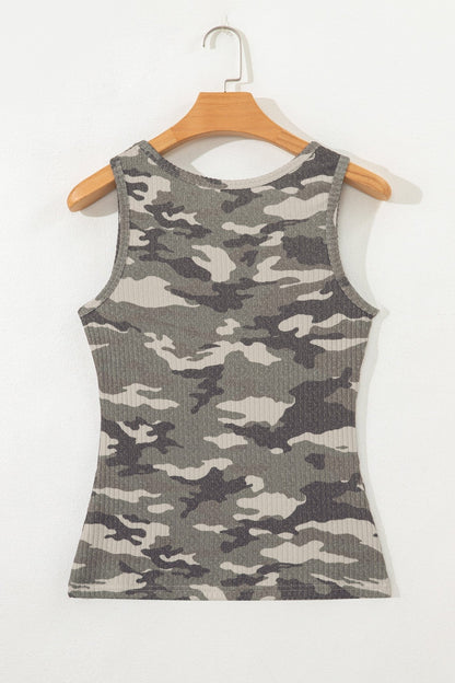 Wrenley Ribbed Knit Tank Top - Hello Beautiful BoutiqueTank TopsThreaded Pear