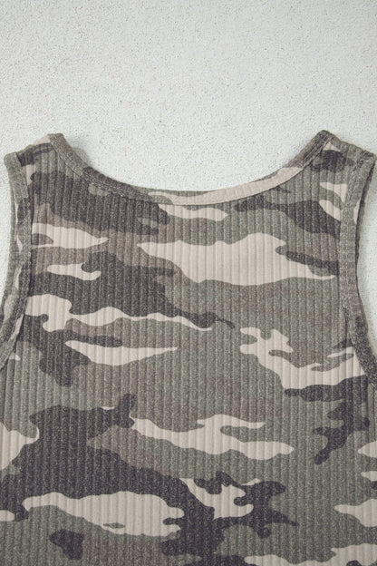 Wrenley Ribbed Knit Tank Top - Hello Beautiful BoutiqueTank TopsThreaded Pear