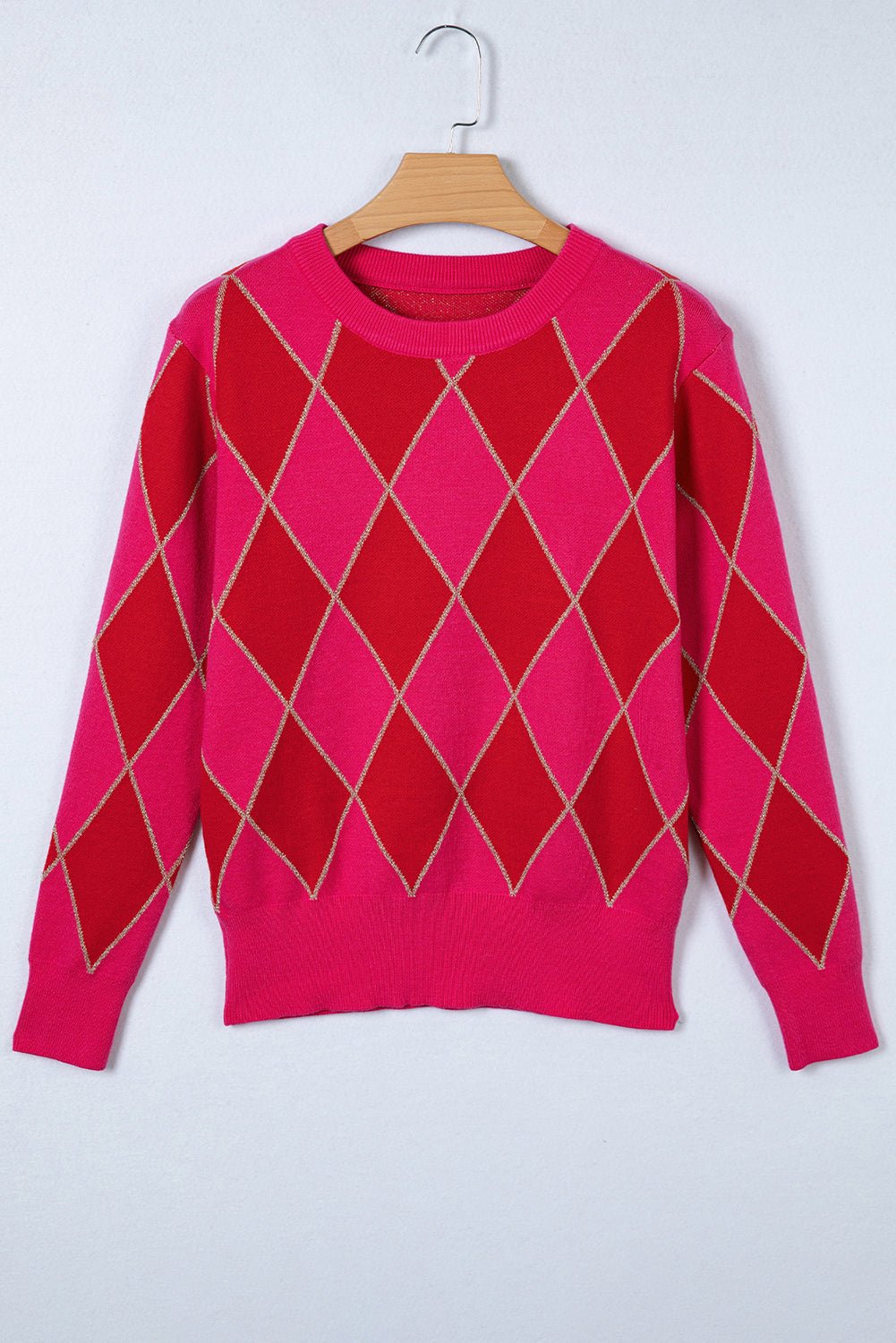 Wynter Pattern Knit Casual Sweater - Hello Beautiful BoutiqueSweatersThreaded Pear