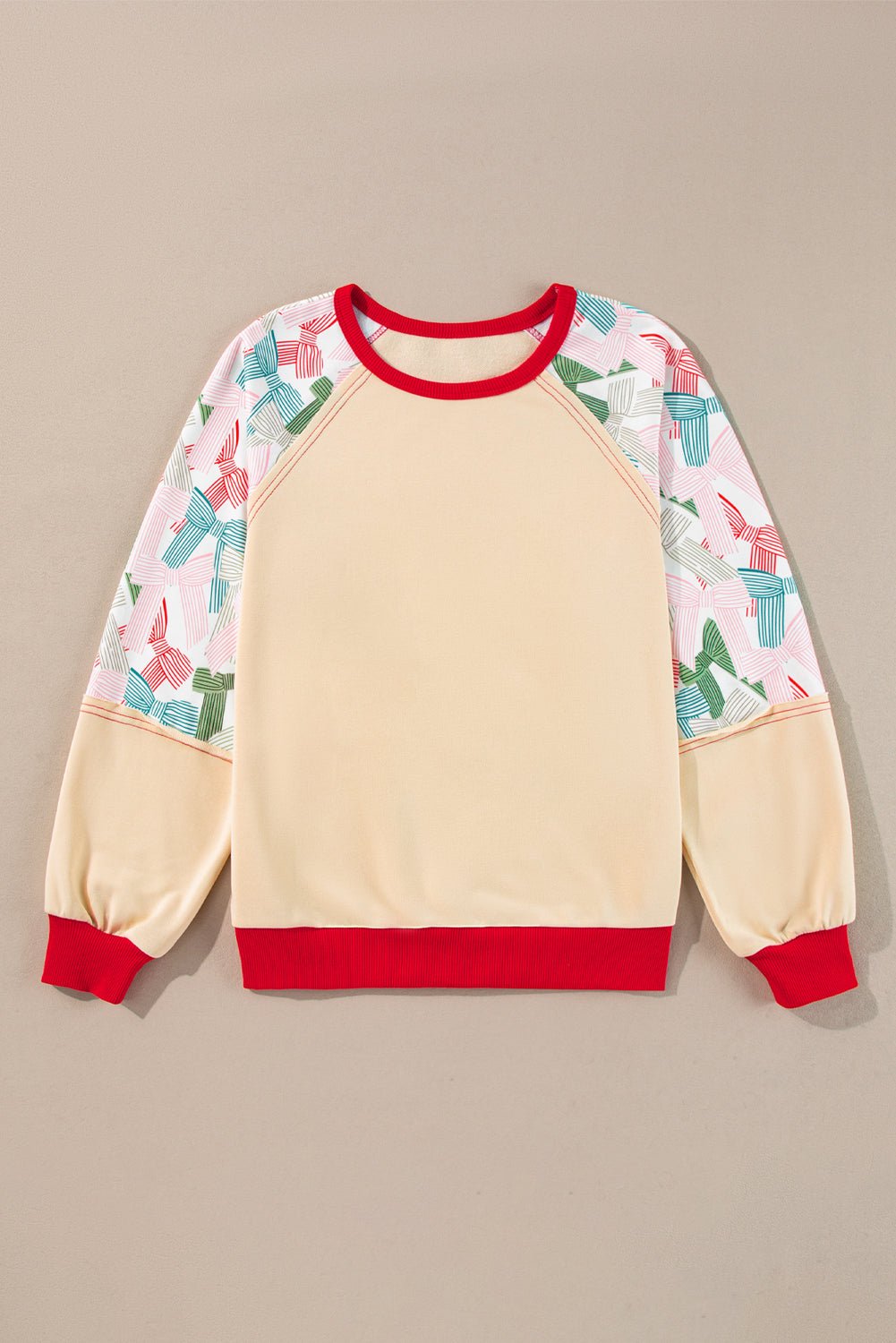 Wynter Sleeve Colorblock Edge Top - Hello Beautiful BoutiqueLong Sleeve TopsThreaded Pear